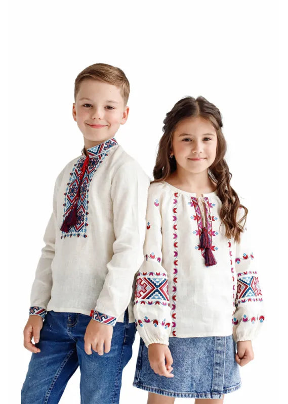 Modern embroidered shirt for girls Blouse
