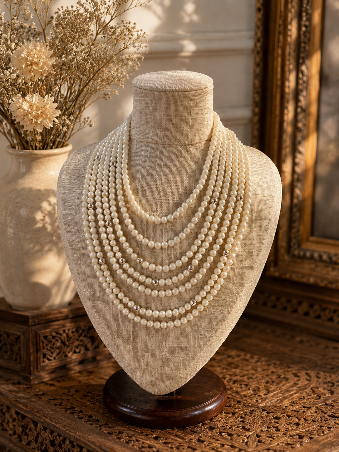 White Mother of Pearl Necklace
