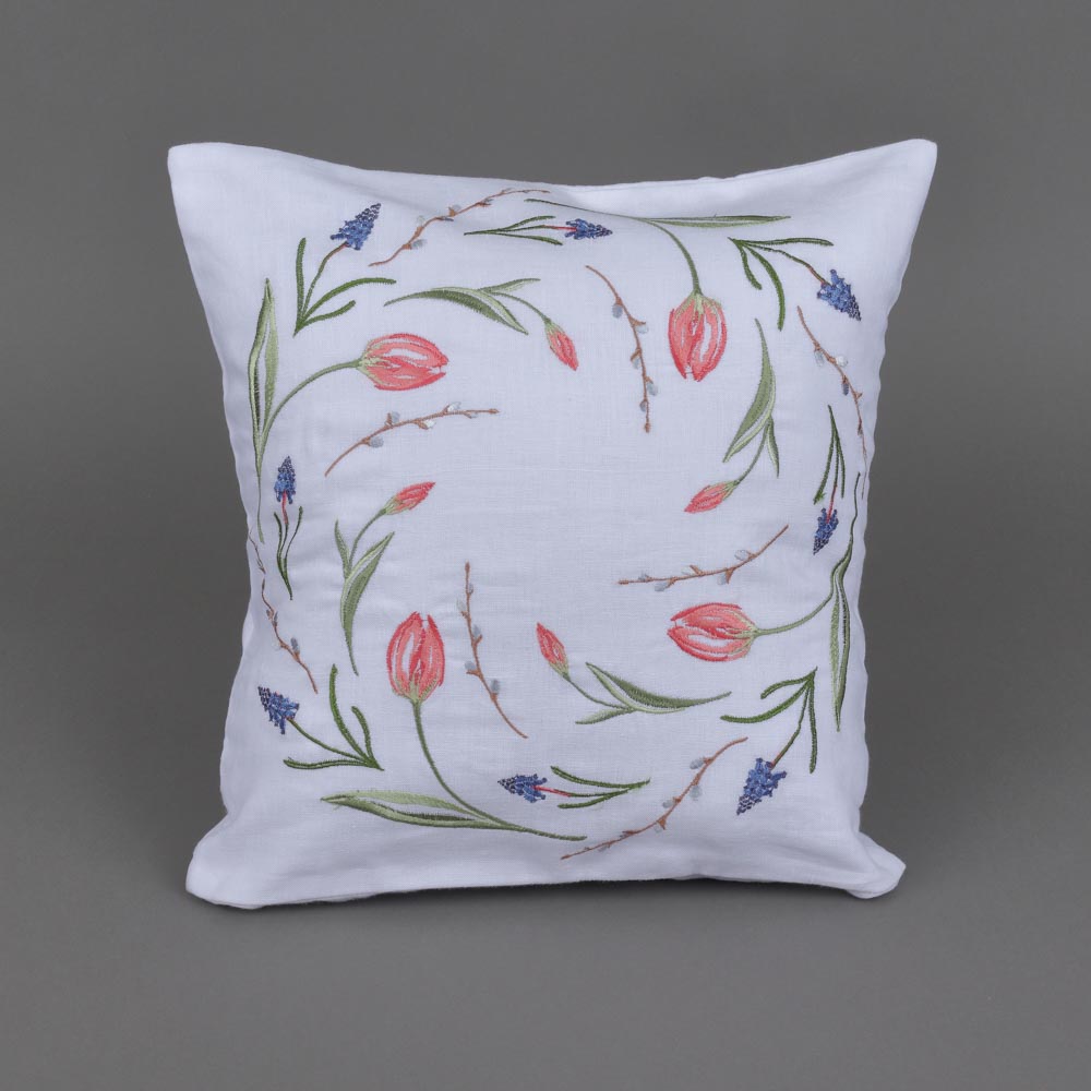 Decorative pillowcase from the Tulips collection