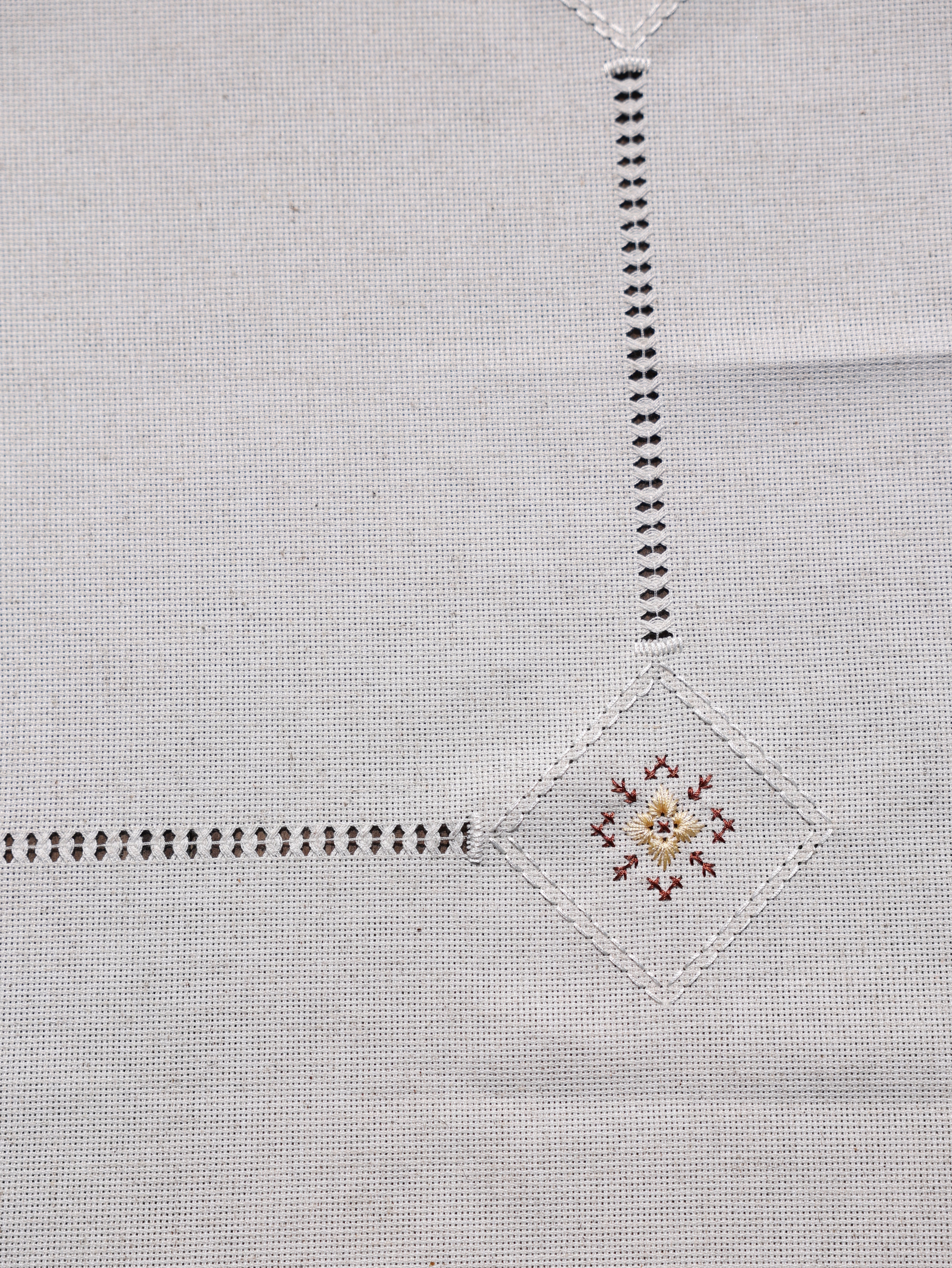 Set Handmade Tablecloth 220 * 150 СМ + 6 Napkins 30*30 CM. Coffee, Easter tablecloth, Traditional Tablecloth Ukrainian Embroidered