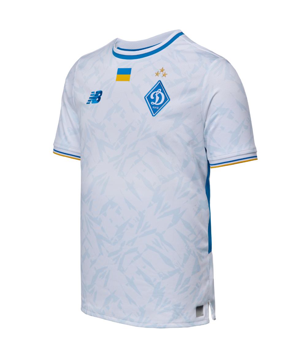 Light blue sports jersey with branding on a white background Dynamo