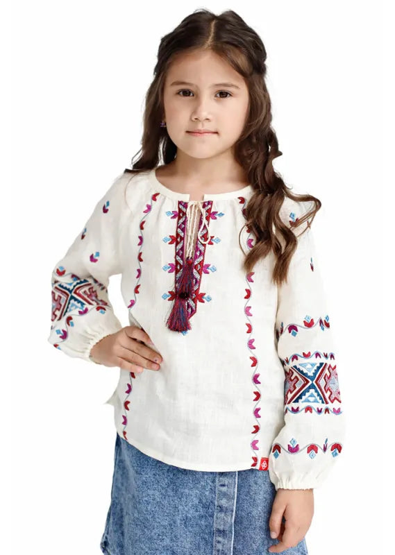 Modern embroidered shirt for girls Blouse