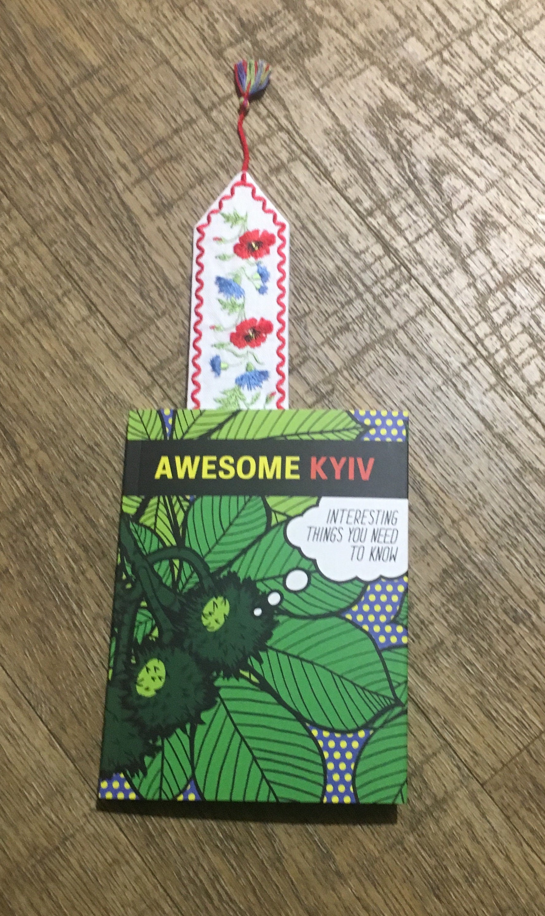 Embroidered Bookmark for Valentine's Day and Mother's Day