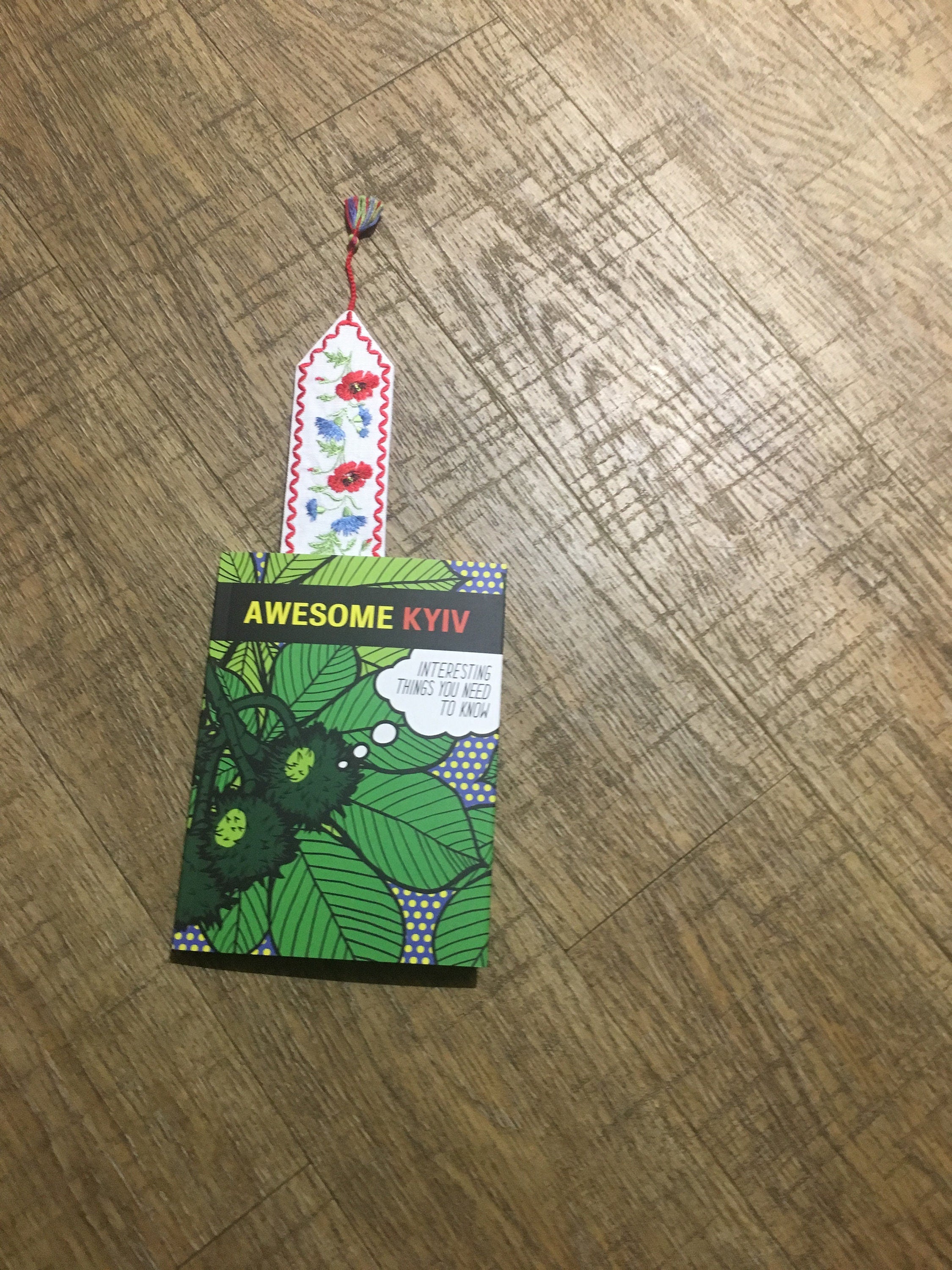 Embroidered Bookmark for Valentine's Day and Mother's Day