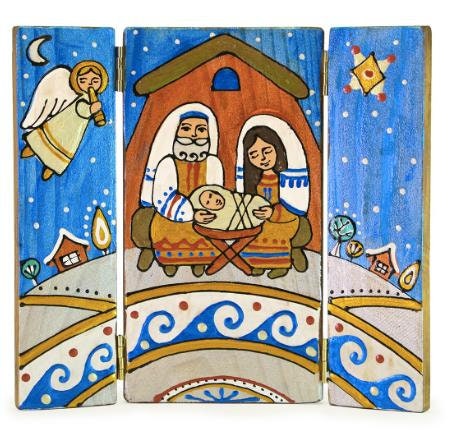 Hand-Painted Wooden Christmas Pot Decoration for Valentine's Day Home Decor