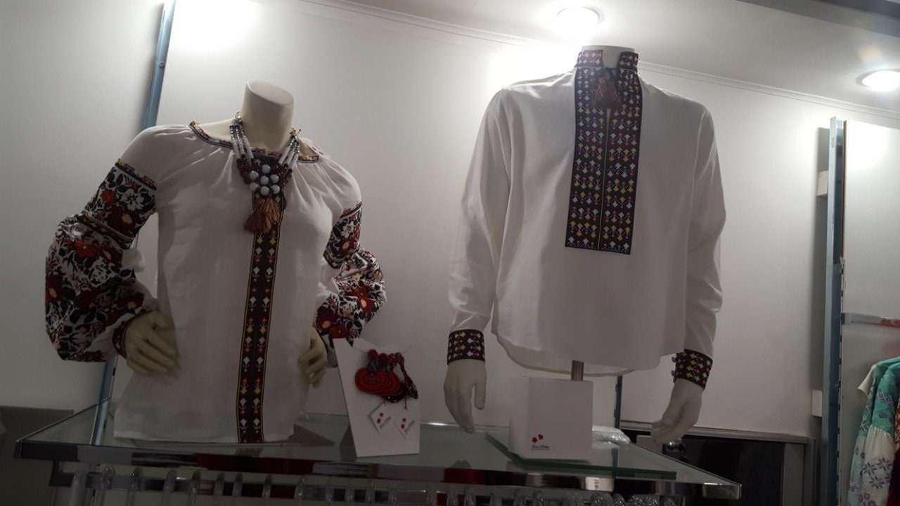 Ukrainian Vyshyvanka Blouse "Borshchivska" - Women's Embroidered Spring Shirt