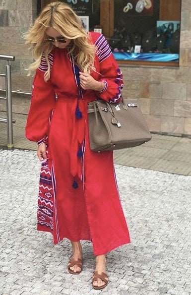 Linen Vyshyvanka Dress | Embroidered Ukrainian Dress for Women by Vita Kin