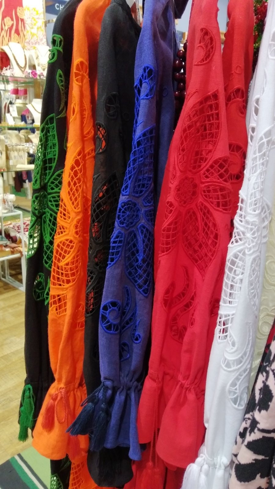 Ukrainian Vyshyvanka Blouse - Bohemian Embroidered Shirt