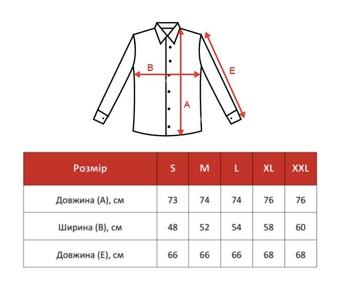 Blue Ukrainian Vyshyvanka Linen Shirt for Men