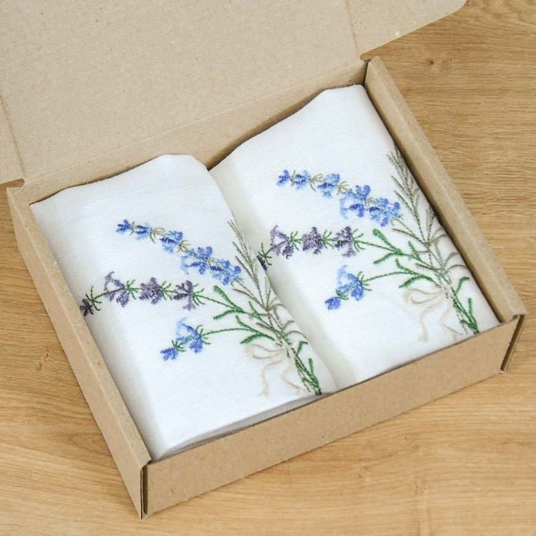 SET 8 Napkins "Lavender" 40* 40 СМ Embroidered Tablecloth Ukrainian Embroidered Tablecloth Gift for Mom Gift for WifeMOTHERS DAY