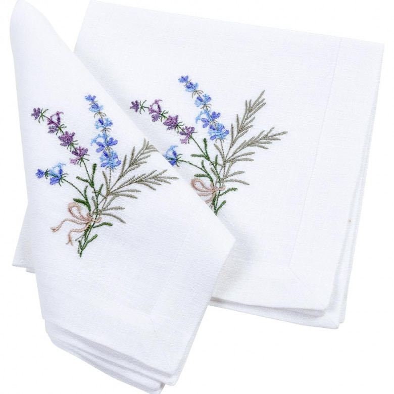 SET 8 Napkins "Lavender" 40* 40 СМ Embroidered Tablecloth Ukrainian Embroidered Tablecloth Gift for Mom Gift for WifeMOTHERS DAY