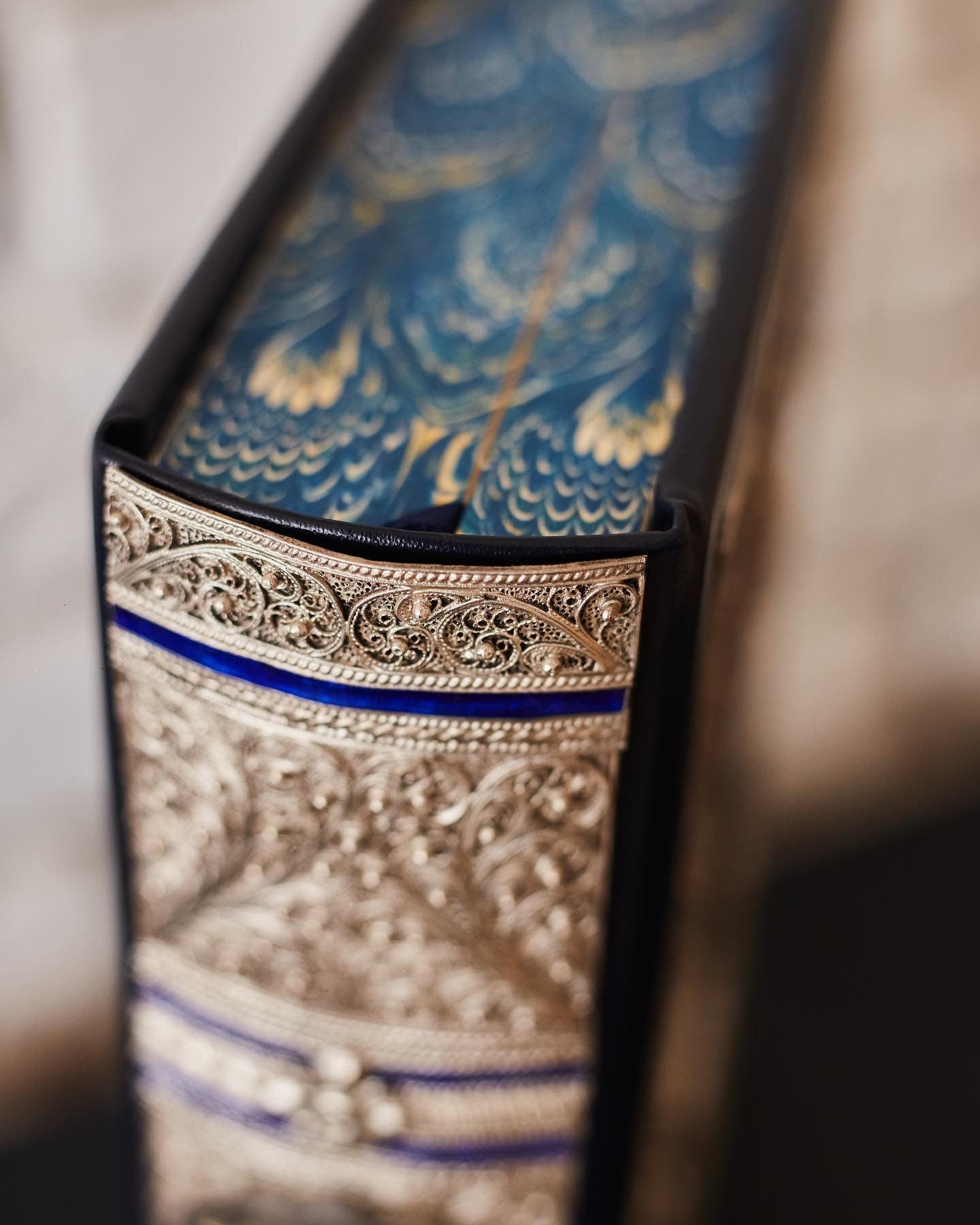Book Kobzar by Taras Shevchenko - Handmade English Edition with Gilding and Silvering
