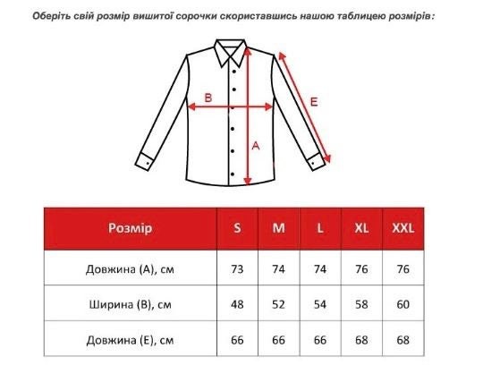 Blue Ukrainian Embroidered Linen Shirt for Men - Traditional Vyshyvanka