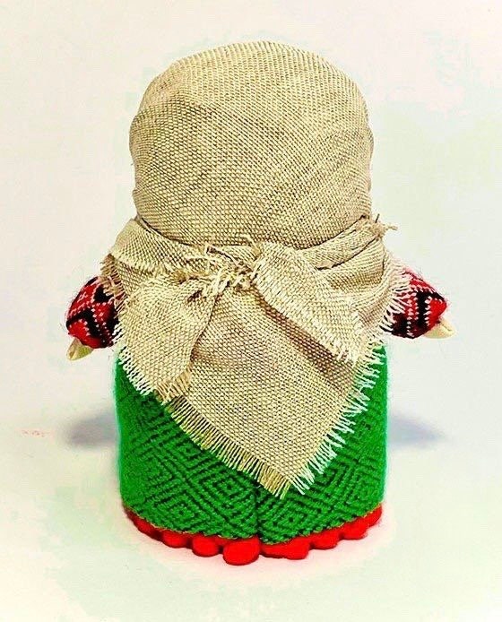 Unique Handmade Motanka Doll - Poppy Seeds for Success and Fulfillment