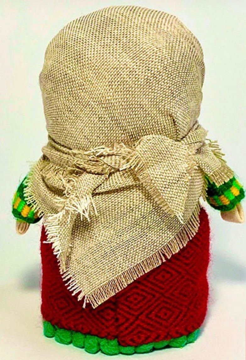 Motanka Doll Love - Handmade Buckwheat-Filled Symbol of Family Warmth