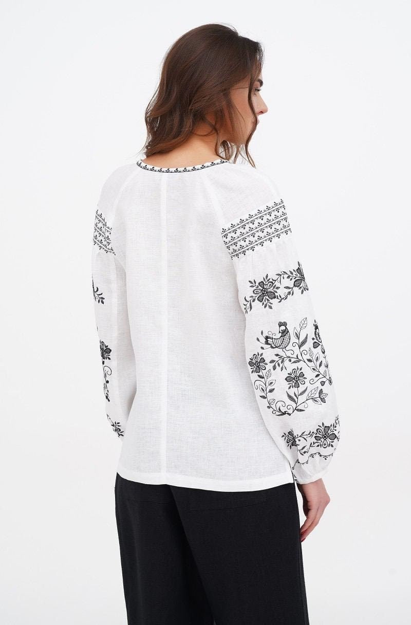 Ukrainian Embroidered Vyshyvanka Blouse for Women – Perfect for Easter