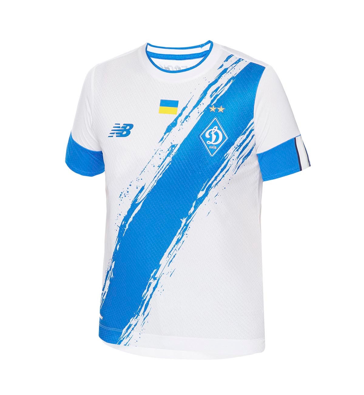 Dynamo Kiev Men's Football T-Shirt - Traditional Ukrainian Vyshyvanka