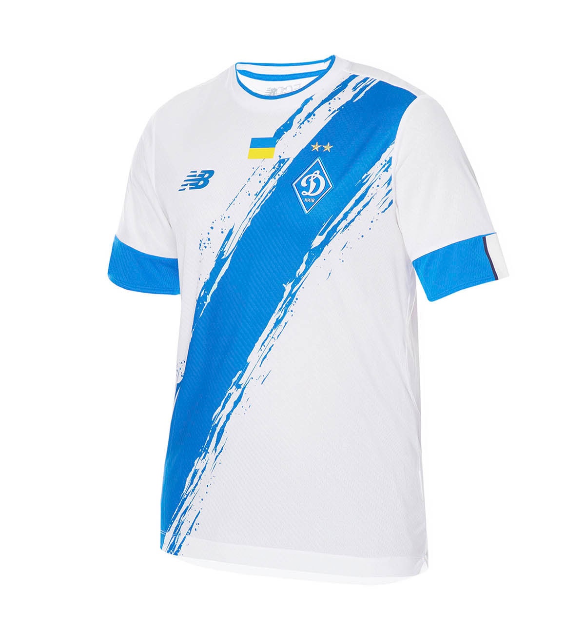Dynamo Kiev Men's Football T-Shirt - Traditional Ukrainian Vyshyvanka