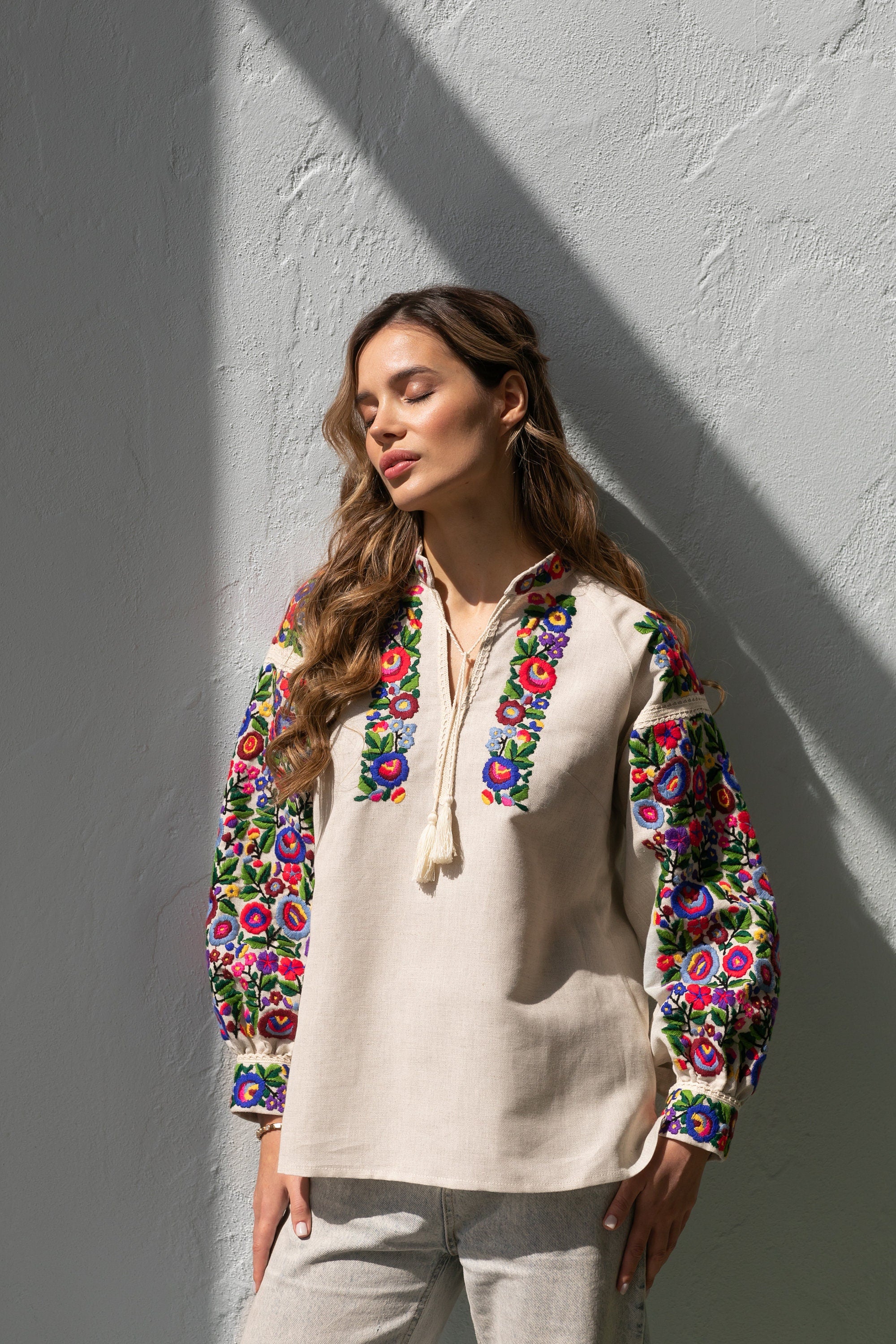 Ukrainian Vyshyvanka Blouse for Women - Handmade from Ukraine