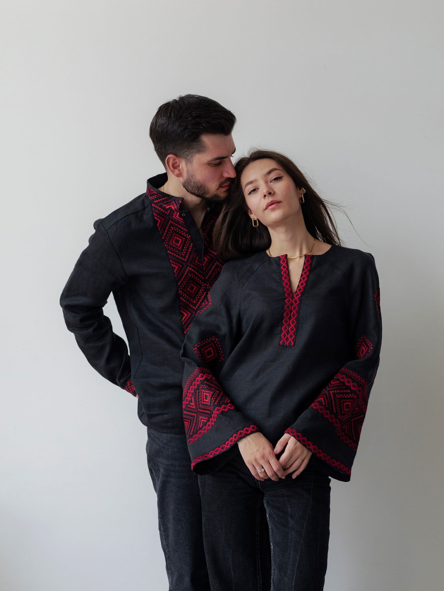 Black embroidered blouse Ukrainian vyshyvanka Ukrainian vyshyvanka ethnic shirt boho chic peasant,Gift for Her, Easter