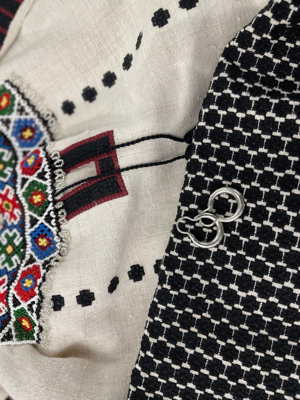 Ukrainian Silver Handcrafted Earrings - Ethnic Style for Women and Moms