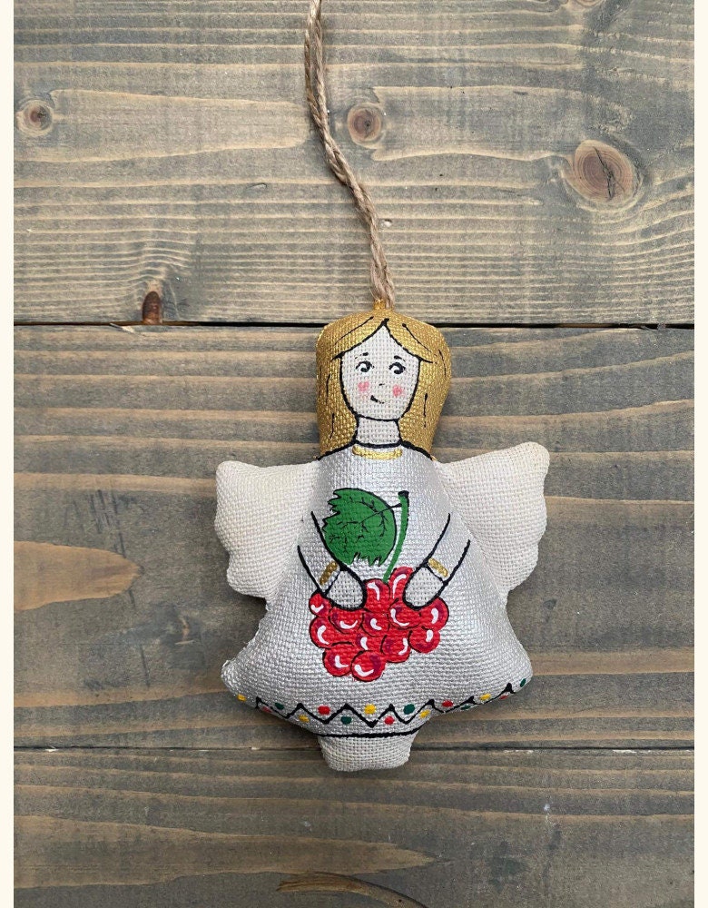 Vanilla Angel Textile Art - Handmade Eco-Friendly Home Decor and Toy