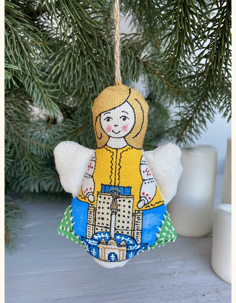 Vanilla Angel Textile Handmade Eco Toy - Independence Square Home Decoration