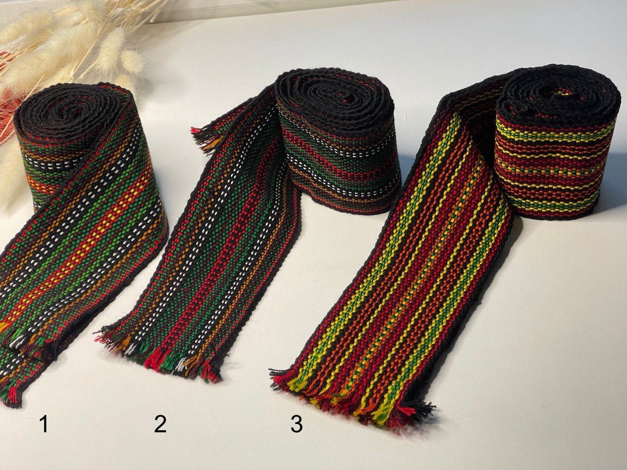 Handcrafted Ukrainian Hutsul Woven Belt | Ethnic Cossack Sash Unisex