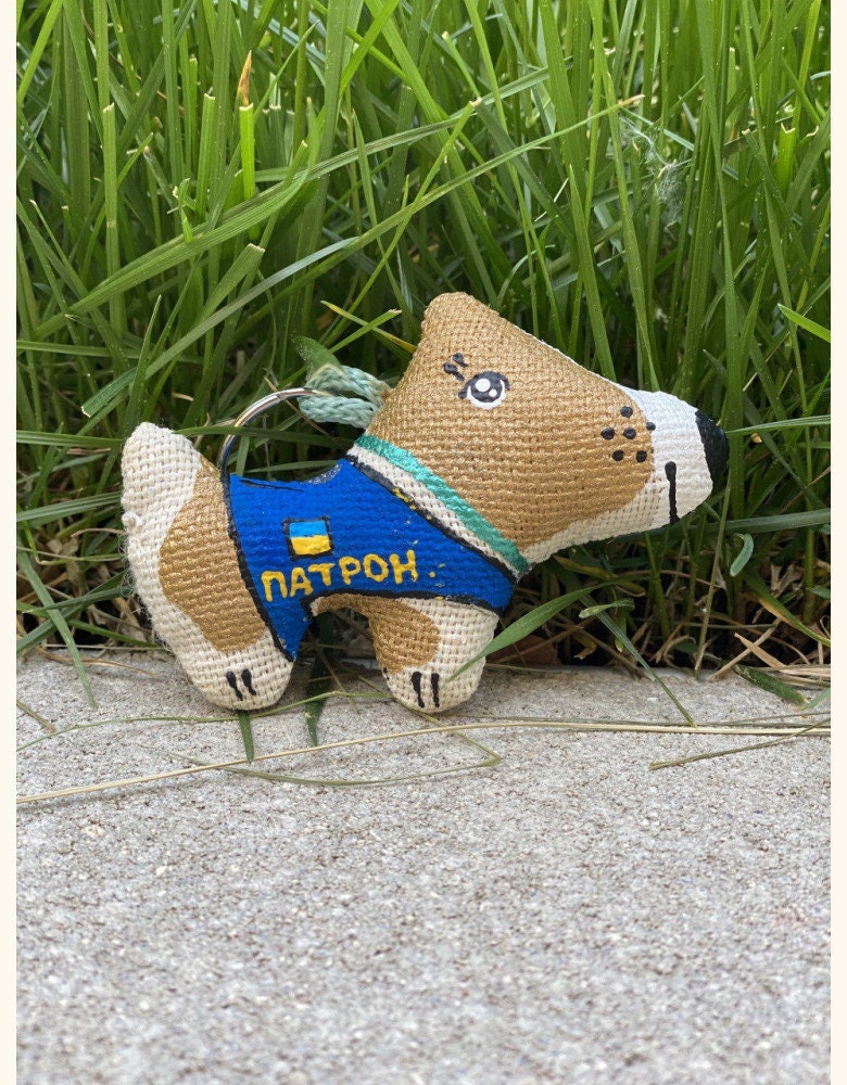 Eco-Friendly Hand-Painted Fox Keychain for Kids