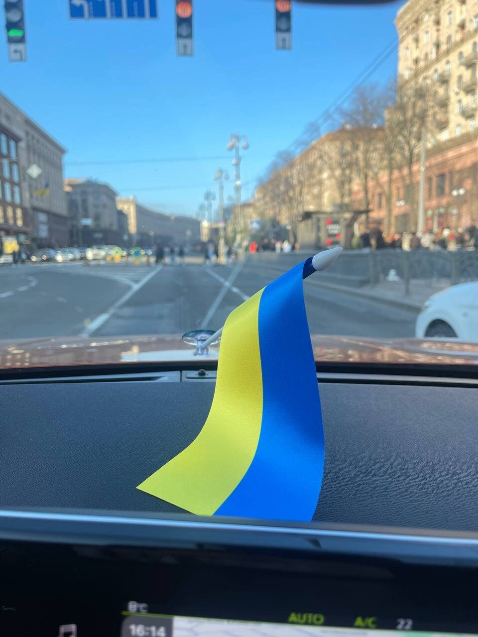Ukrainian Flag for Cars - Authentic Ukrainian National Flag from Ukraine
