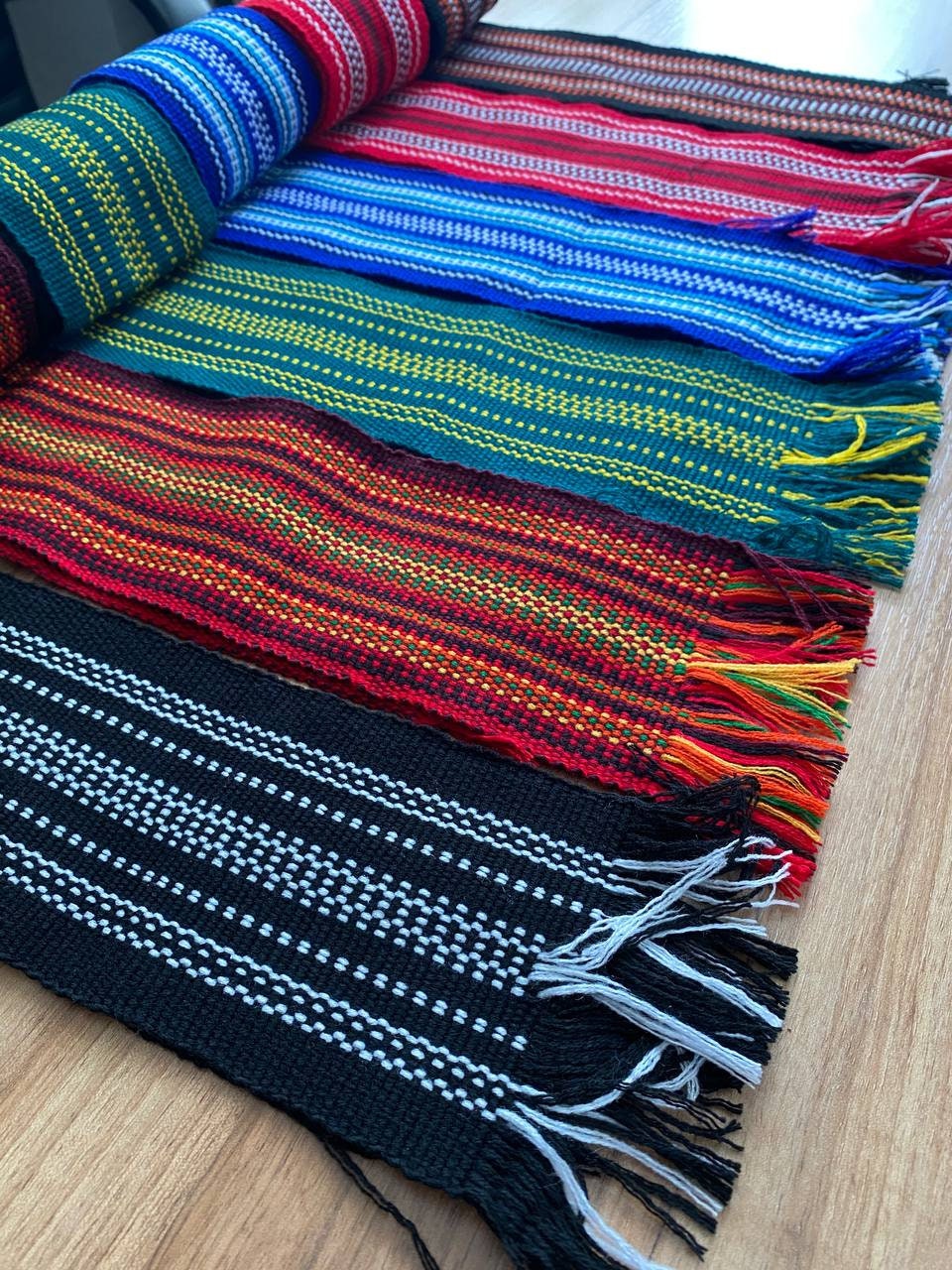 Ukrainian Krajka Hutsul 10cm x 3m Woven Sash Belt - Ethnic Slavic Kushak