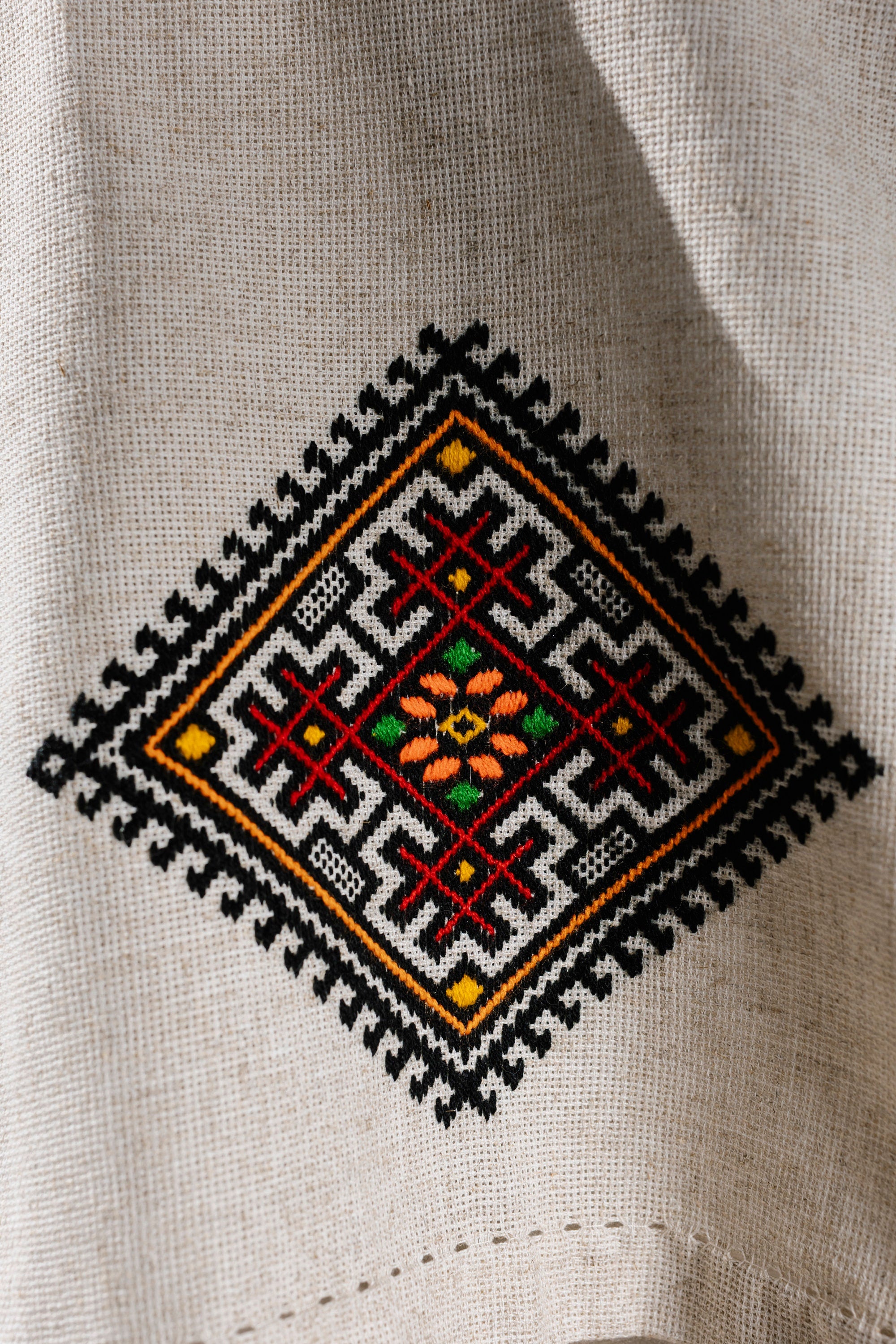 Mothers Day Handmade Ukrainian Embroidered Tablecloth 300x150 CM