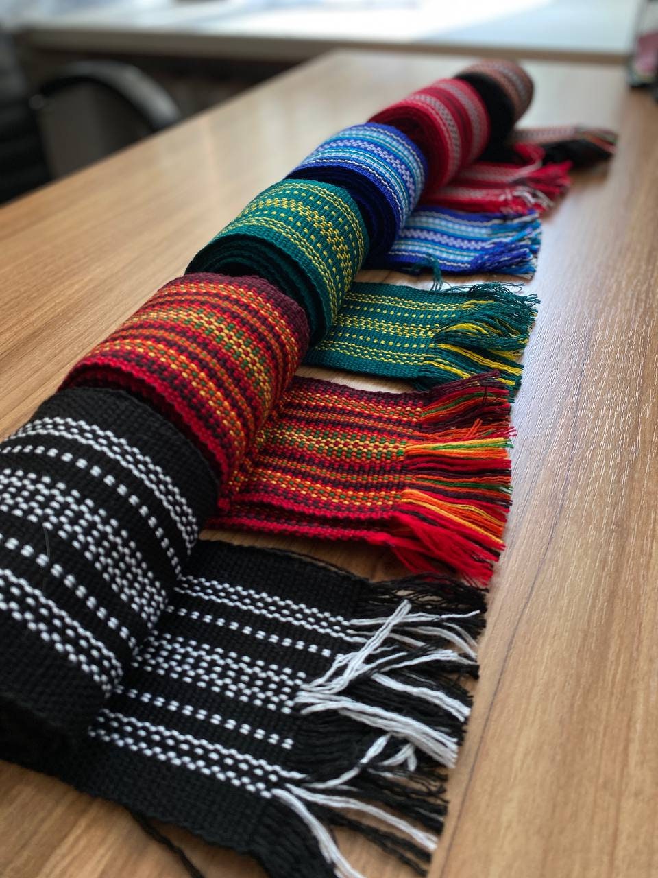 Ukrainian Krajka Hutsul 10cm x 3m Woven Sash Belt - Ethnic Slavic Kushak