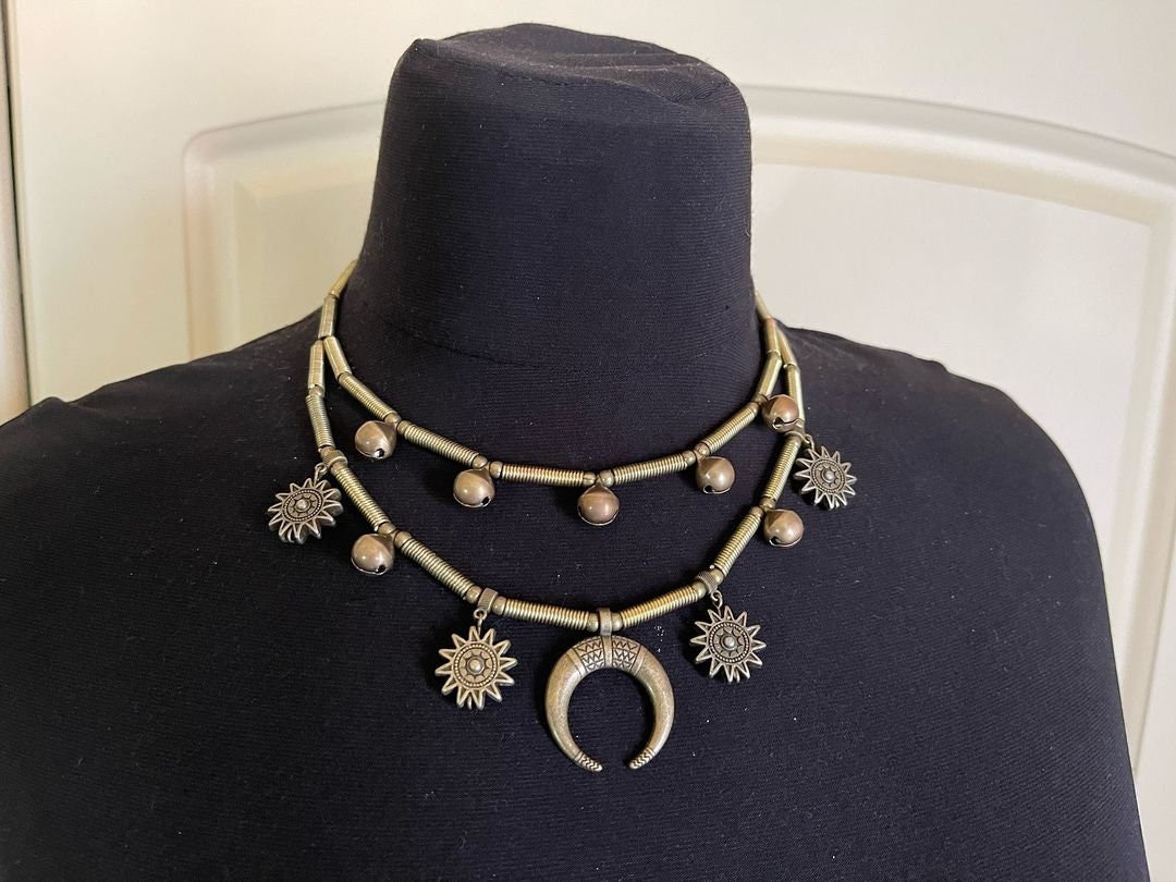Handmade Multirow Lunnitsa Necklace - Authentic Ukrainian Folk Art Accessory