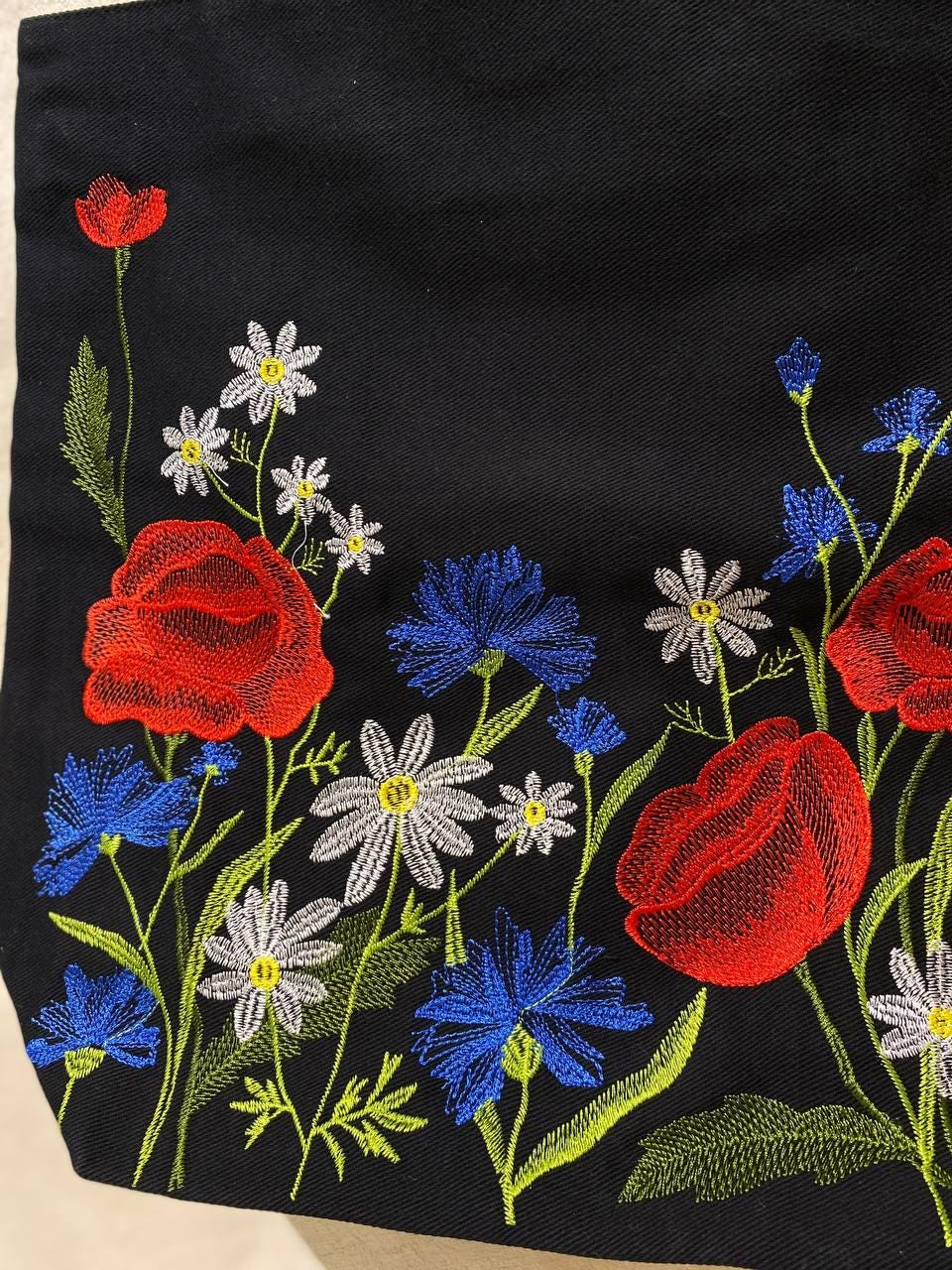 Black Ukrainian shoulder bag, Linen boho bag, Embroidered bag, Hippie Boho bag, Floral bag, Eastergift, Flower beach bag, Summer tote