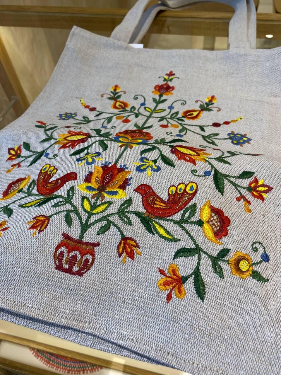 Botanical shoulder bag, Linen boho bag, Embroidered bag, Hippie Boho bag, Floral bag, Eastergift, Flower beach bag, Summer tote bag