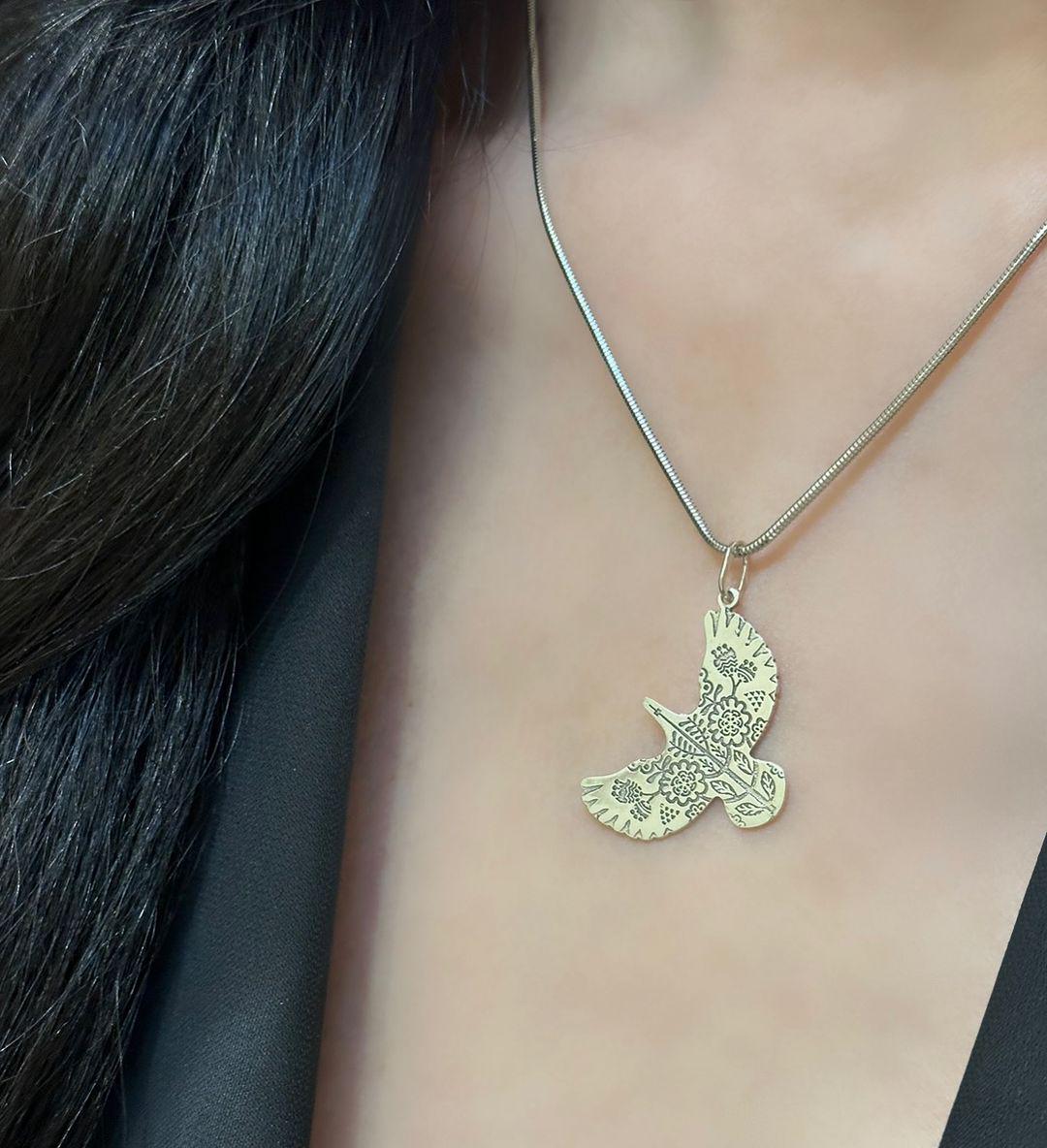 2025 Pendant Bird Jewellery. Handmade Bird Pendant. Ukrainian Seller. Jewellery with Bird. Gift for Her Gift for Mom Easter Gift