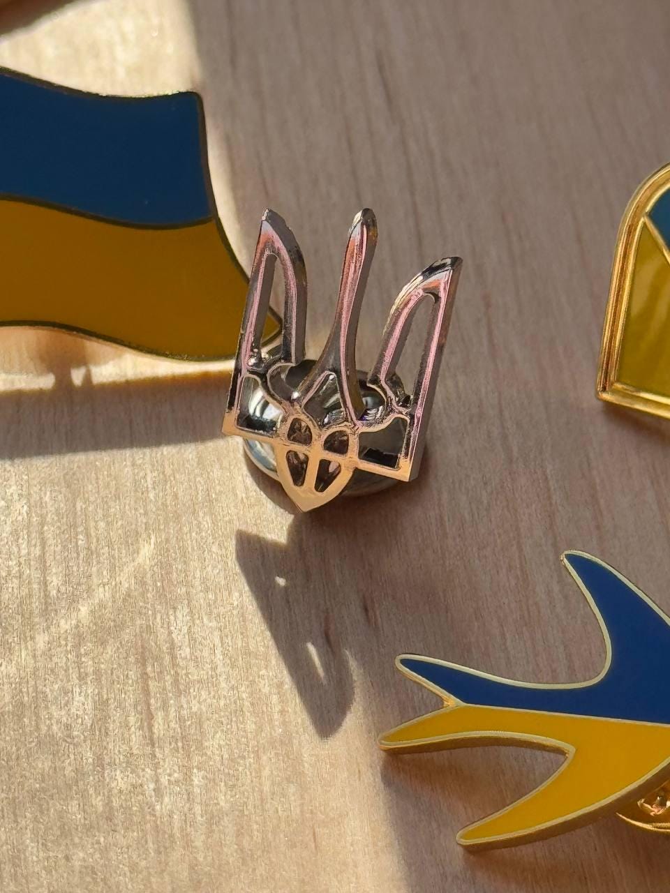 Trident Coat of arms of Ukraine badge Tryzub Trident, handmade badge, badge Coat of arms of Ukraine handmade badge made of nickel seller