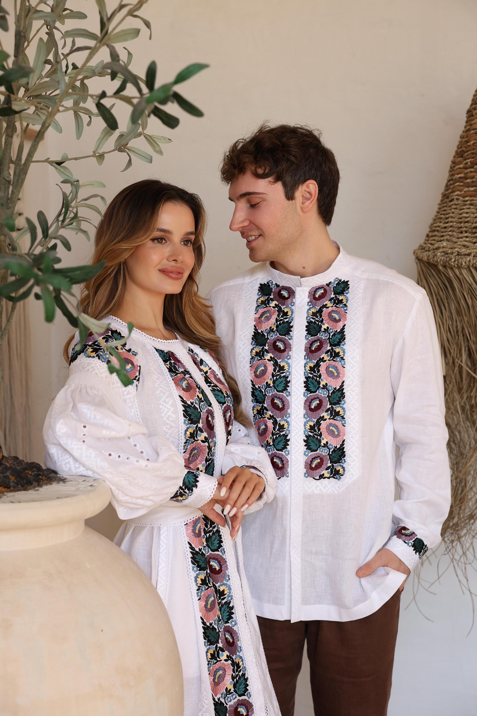 Linen Shirt, Ukrainian shirt for men, Embroidered shirt, Men's embroidered Traditional Vyshyvanka, Gift for Him, Gift for Husband