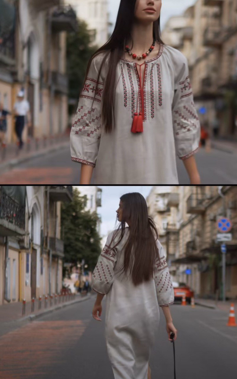 Ukrainian Embroidered Boho Wedding Dress - Vyshyvanka Ethnic Dress for Easter