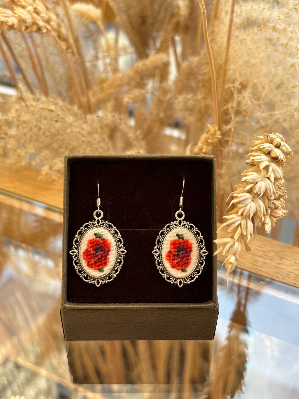 Hand-Embroidered Earrings for Women - Unique Neck Accessories