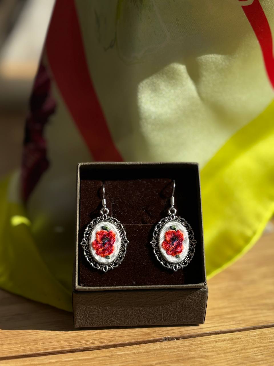 Hand-Embroidered Earrings for Women - Unique Neck Accessories