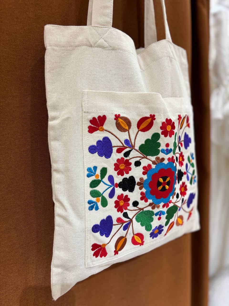 Flower beach bag Summer tote bag Christmas gift