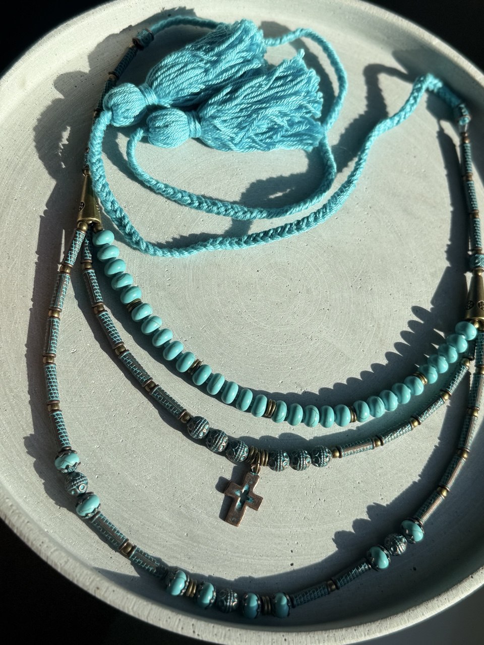 Ukrainian Traditional necklace Jewellery Cross