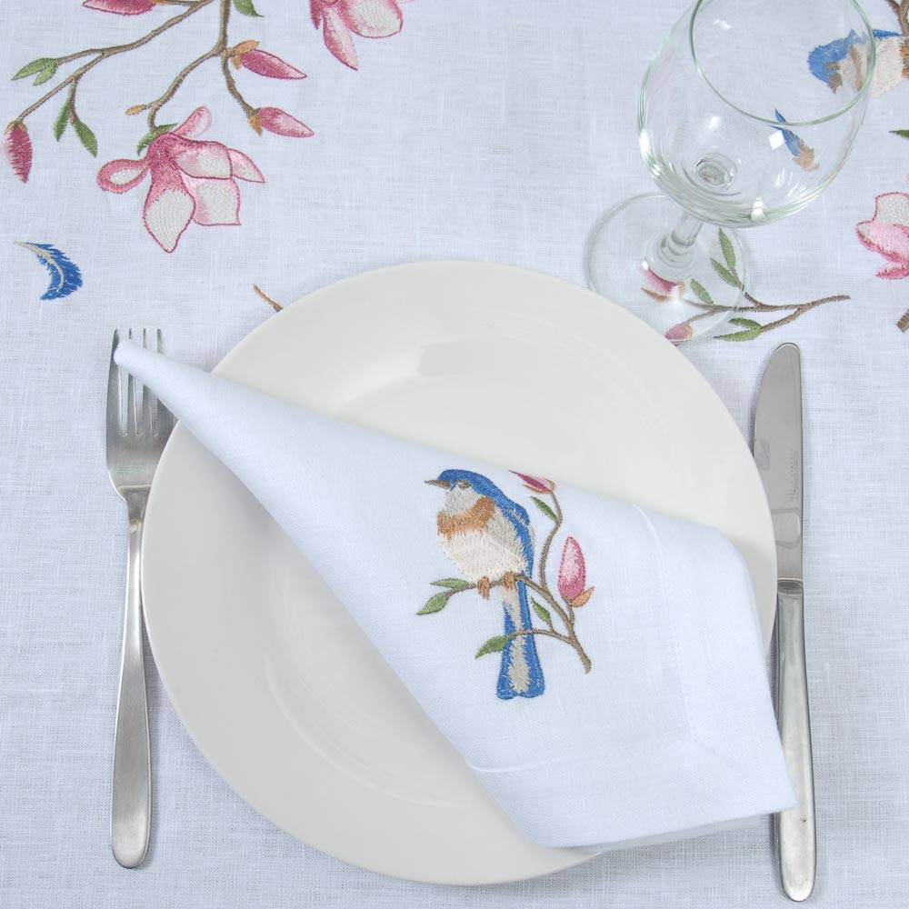 Set of linen 2 napkins from the Magnolia collection.