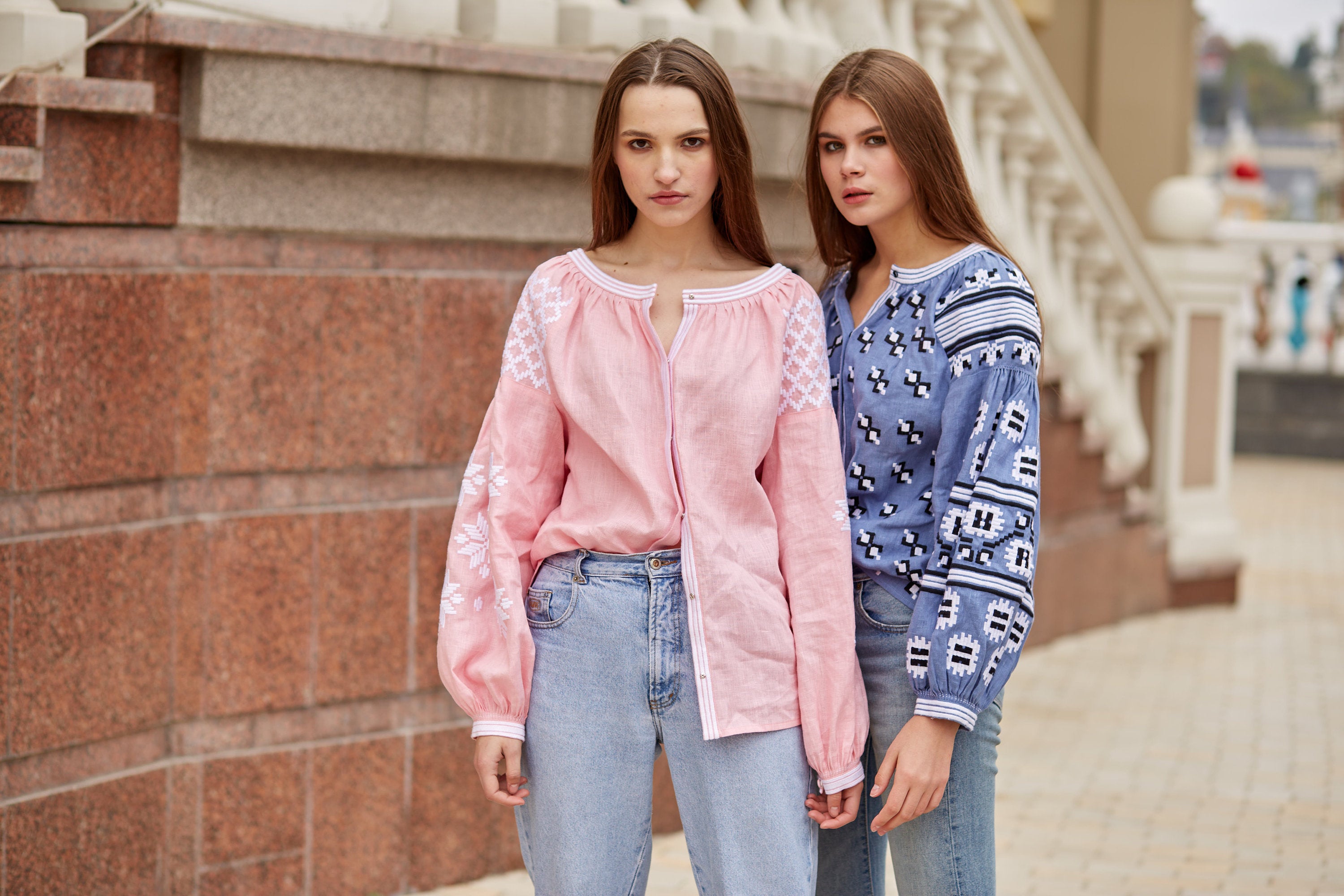 Ukrainian Vyshyvanka: Embroidered Boho Blouse & Folk Shirt