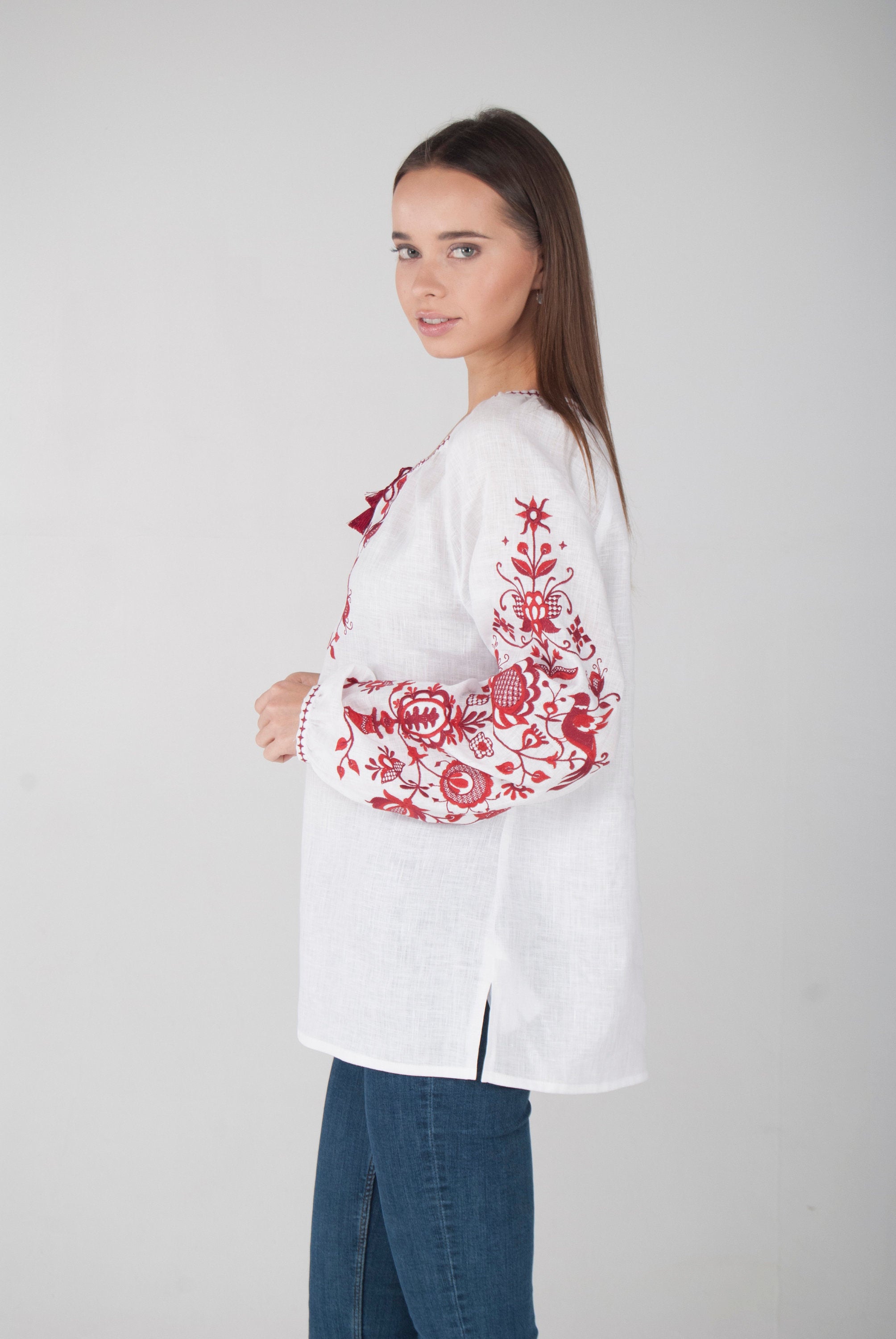 Ukrainian Vyshyvanka Blouse for Women