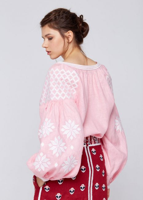 Ukrainian Vyshyvanka: Embroidered Boho Blouse & Folk Shirt