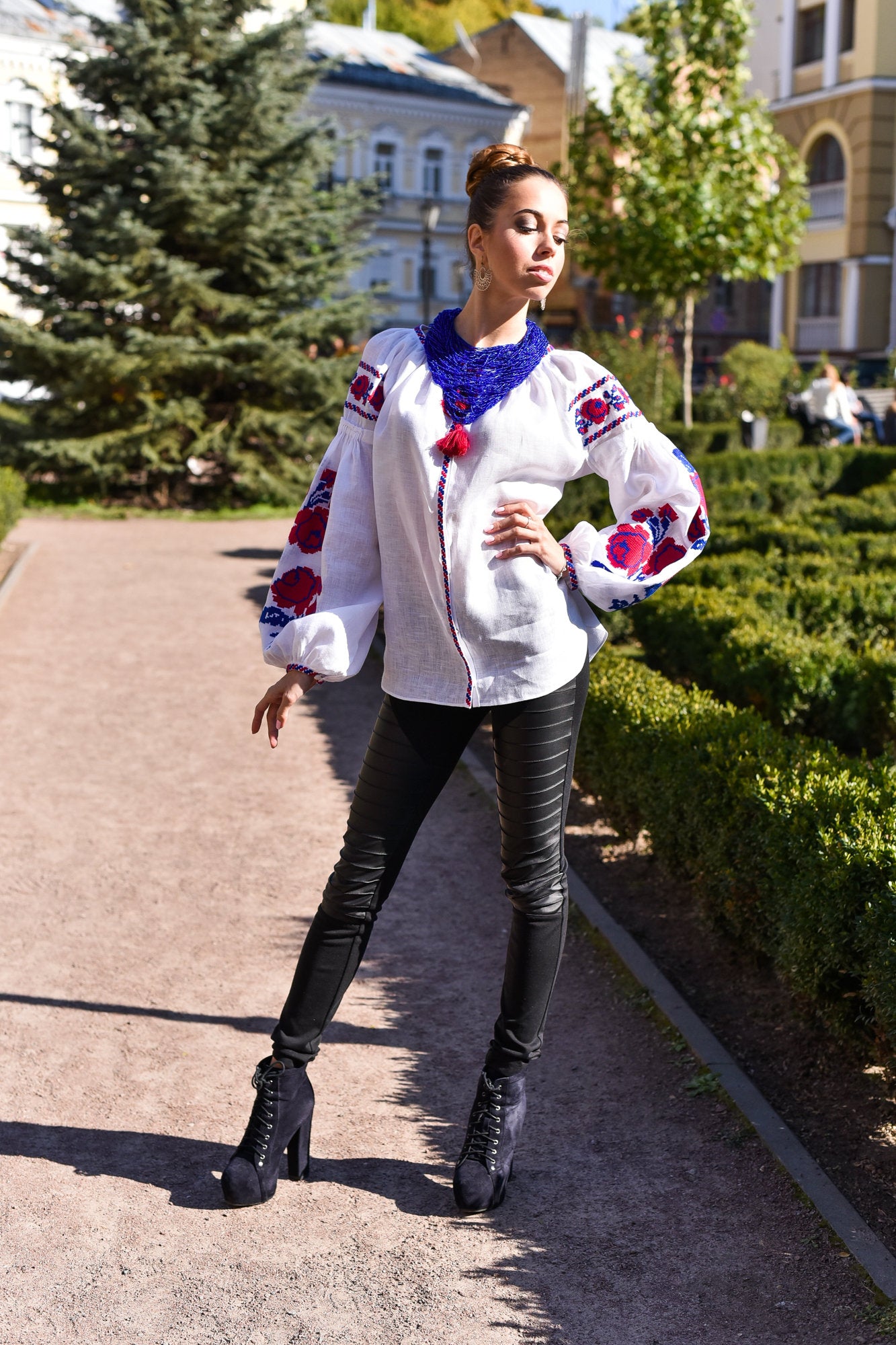 Ukrainian Vyshyvanka Blouse , Perfect for Easter