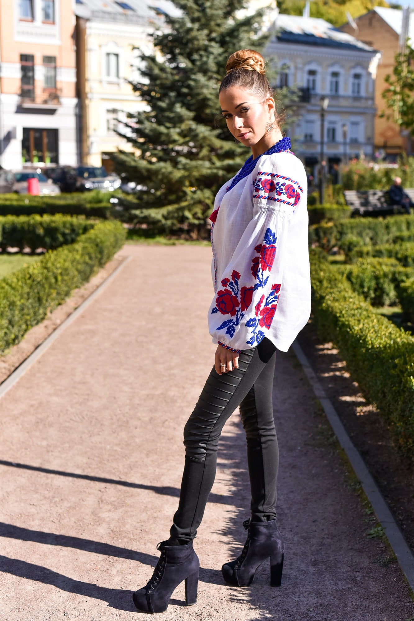 Ukrainian Vyshyvanka Blouse , Perfect for Easter